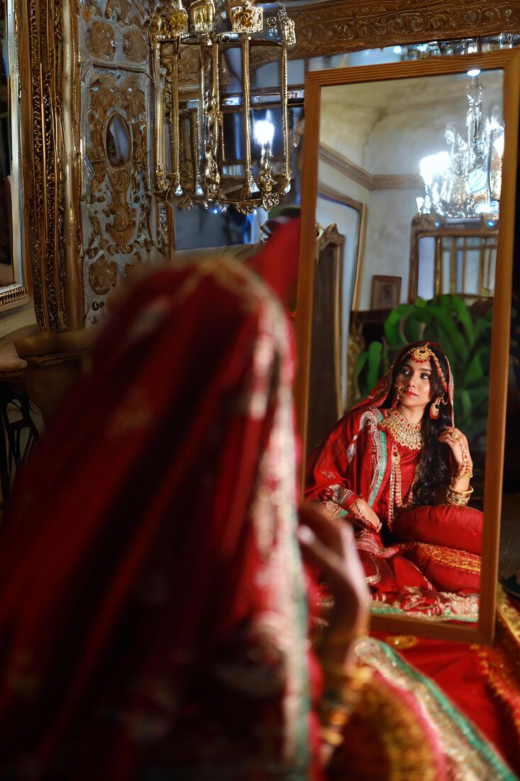 Ayesha Khan bridal makeup work
